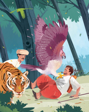 পাখির গল্প ও বাঘিনীর বিয়ে